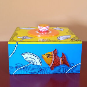 Flowers and Fish Box Design 3 – Bare Hand Creations